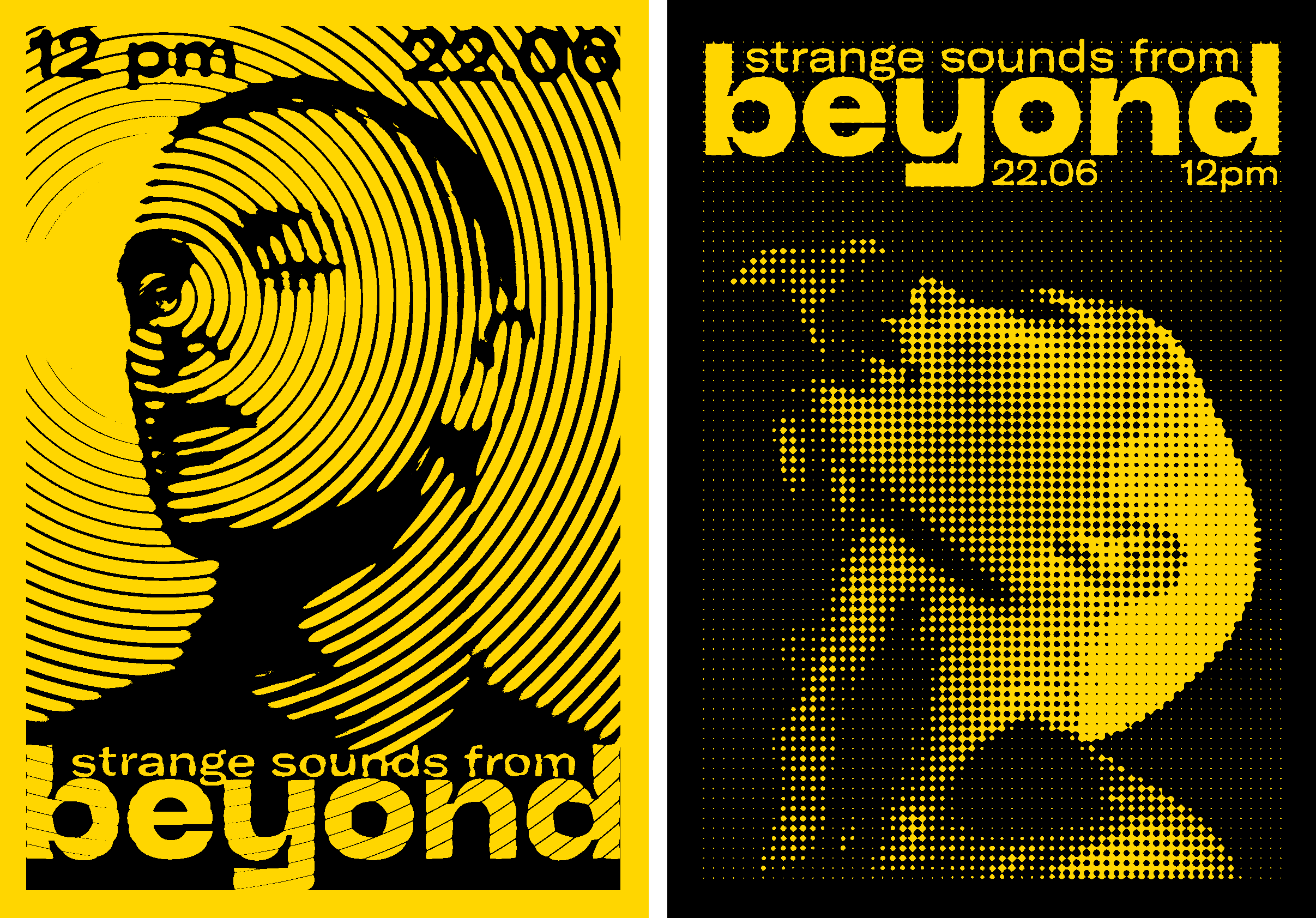 Strange Sounds From Beyond Final Posters